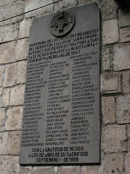 450px-Saint_Patrick%27s_battalion_plaque.JPG