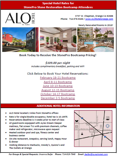 ALO Hotel Special Rates at Boot Camp Dates.PNG