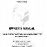 White Magic Pro 1900 Manual