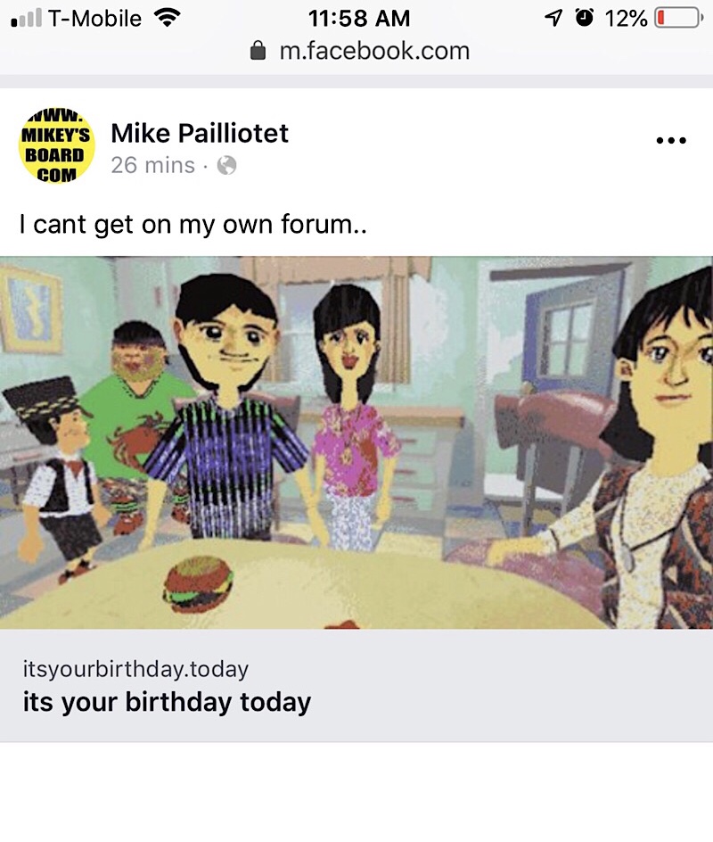 Happy Birthday Mikey P